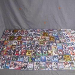 Large Assorted Lot of Football Trading Cards