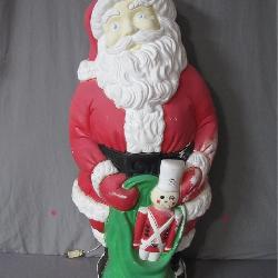 Santa Blow Mold Light-Up Decor