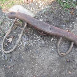 Antique Double Oxen Yoke With Ironwork