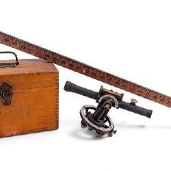 Vintage Surveyor's Level Transit Combination