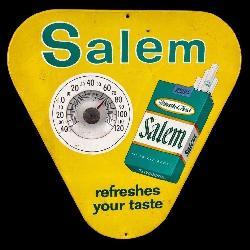 Salem Metal Advertising Thermometer 8.5