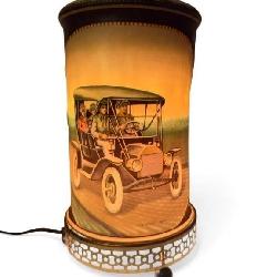Econolite Motion Lamp With Vintage Car Scenes