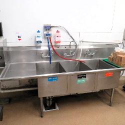 103-inch 3-compartment Sink With Hand Sink