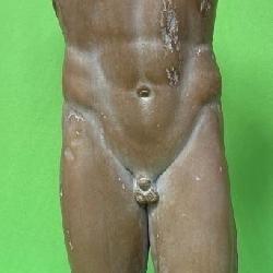 513 - ALVA STUDIOS 1955 MALE TORSO SCULPTURE 25