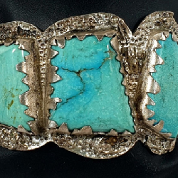 Large Southwestern Native Style Cuff Bracelet