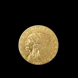 Gold 1925 Indian Head $2.50, Quarter Eagle Coin