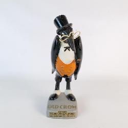 Vintage Old Crow Whiskey Bar Back Display Statue