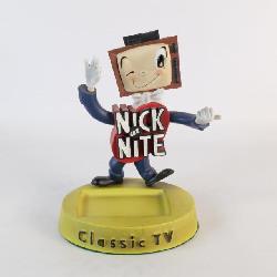 Nick at Night Television Man Mascot Figurine/Business Card Holder