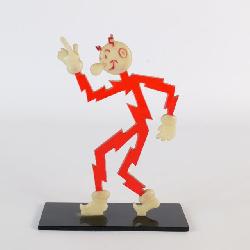 Vintage Reddy Kilowatt Translucent Figure