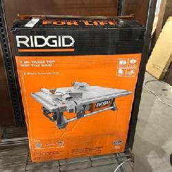 RIDGID 6.5-Amp 7 in. Blade Corded Table Top Wet Tile Saw