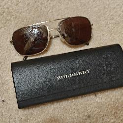 Burberry Logo Sunglasses w/Case
