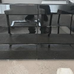 (6) Black Gloss Dresser Drawer 50.5