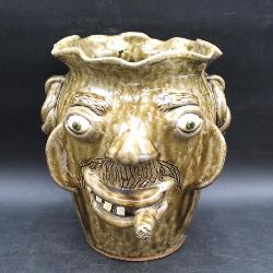 Lot # : 274 - Dale Costner Ugly Face Pottery Vase