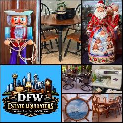 This Fri & Sat! ~Incredible Denton Estate Sale! Jim Shore, Nice Appliances, Fine Furniture, Collectibles, Fashion, Outdoor & Much More!