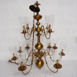 Lg. Brass Ballroom or entryway Chandelier