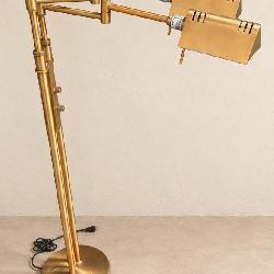 513 - HOLTKOETTER LEUCHTEN BRASS SWING-ARM (P6)