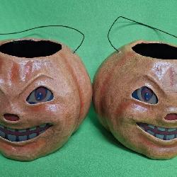 548 - TWO BETHANY LOWE PUMPKINS (A52)