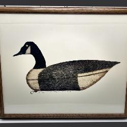 Carlton Plummer Original, Decoy, Framed
