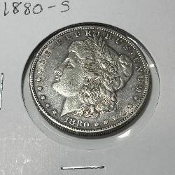 1880-S MORGAN SILVER DOLLAR