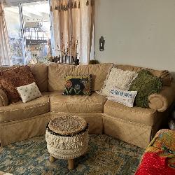 Vintage shabby sofa 