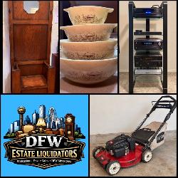 This Fri & Sat! ~Incredible Arlington Estate Sale! Home Audio, Vintage Pyrex, Antiques, Collectibles, Tools & More!