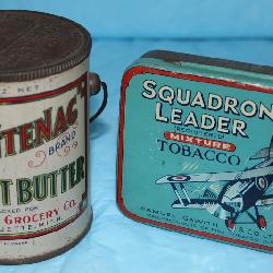 antique ad tins