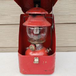 Vintage Coleman 200A Lantern with Original Pyrex Globe