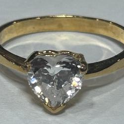 STERLING SILVER SIZE 8 RING 2.20GRS