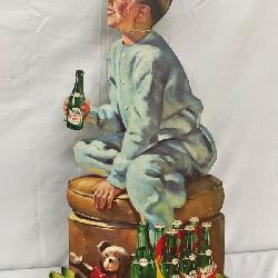 Canada Dry CB Easel-Back Advertising Display, 13×25 Inches