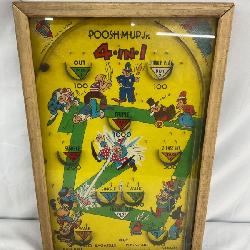 Poosh-M-Up Jr. 4-in-1 Baseball-Themed Pinball Game, 11×18